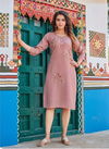 Rung Jessie Party Wear Heavy Chinon Silk Designer Kurti Collection